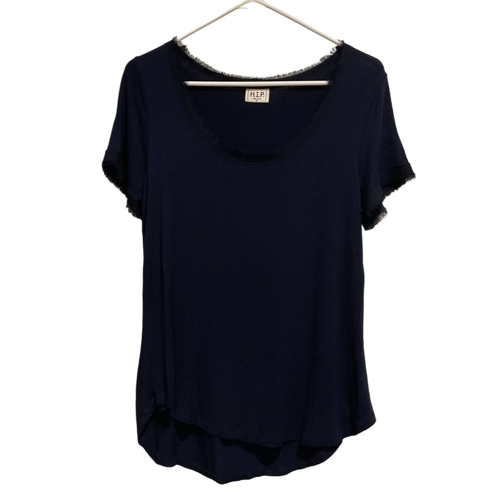 H.I.P Happening in‎ the Present Women’s Shirt Navy Blue